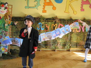 Długi wiersz wymagał dobrej pamięci,podziwialiśmy Pawełka!